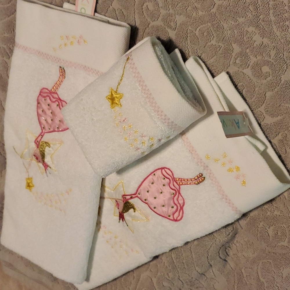 Fairy Princess towel S/3